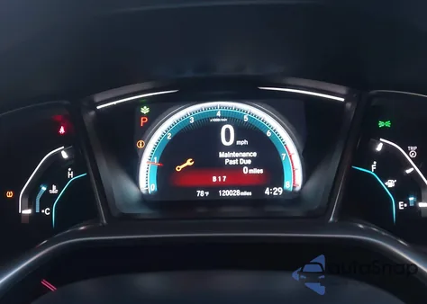 2018 Honda Civic Ex from USA, damaged, VIN 2HGFC2F74JH538832